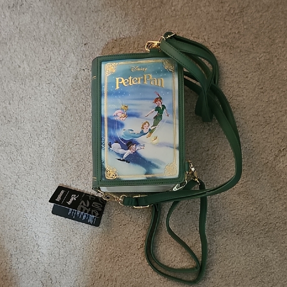Loungefly Other - Green Peter Pan Crossbody Bag